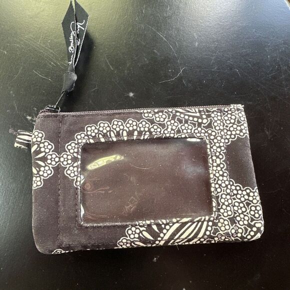 vera bradley credit card id holder wallet Blanco Bouquet - Picture 1 of 4